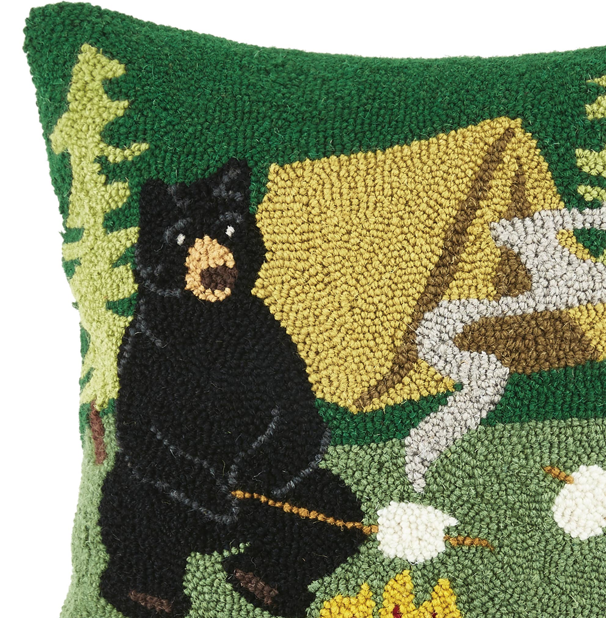 Campfire Bears Hook Pillow