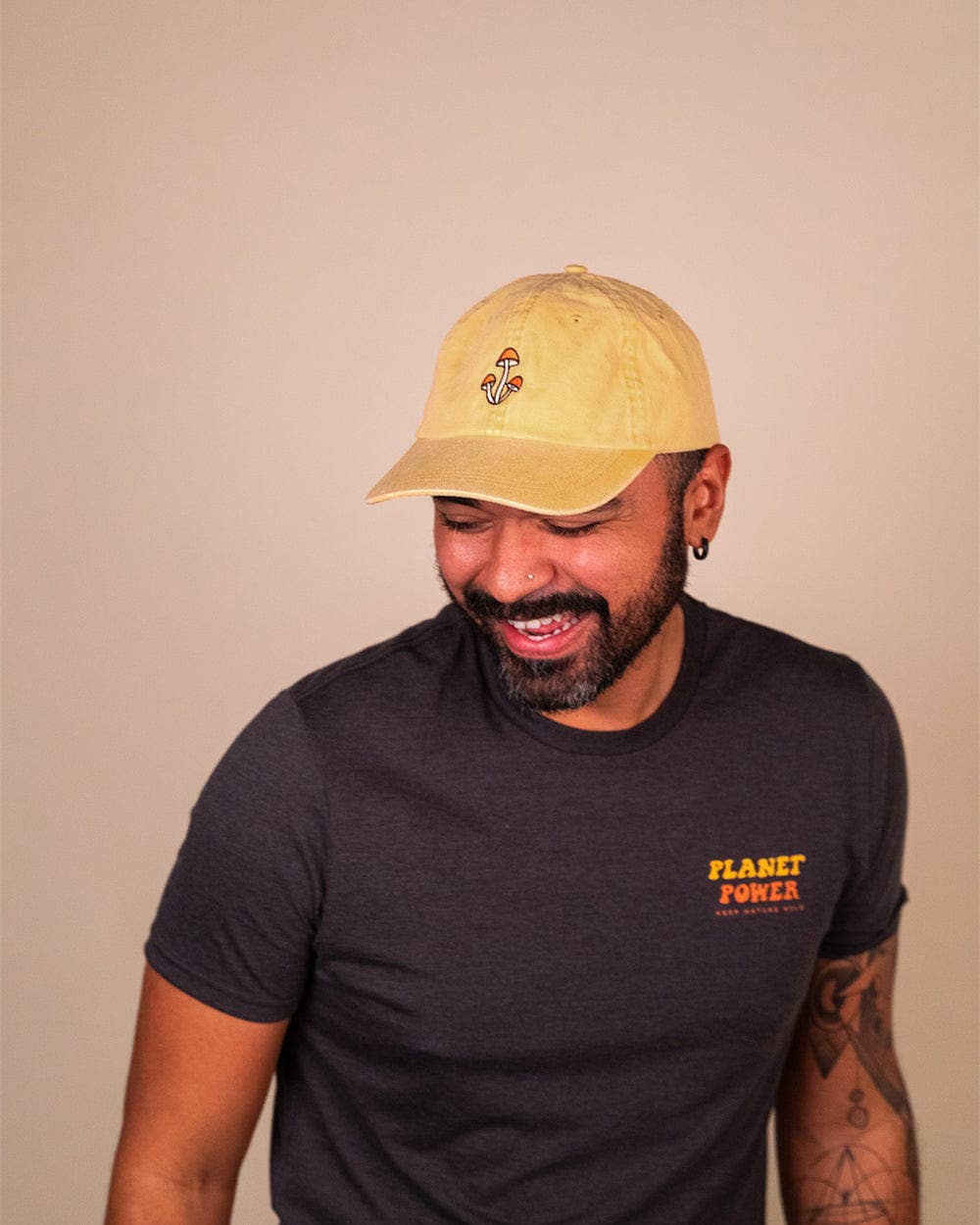 Shroom Dad Hat | Mustard