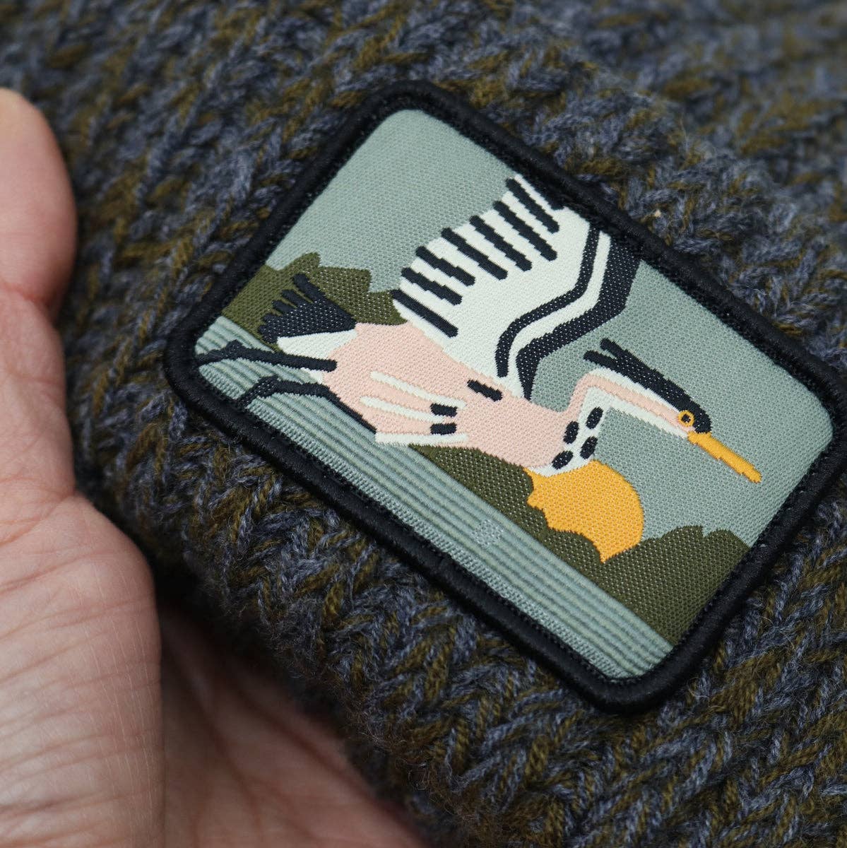 Heron Merino Wool Beanie