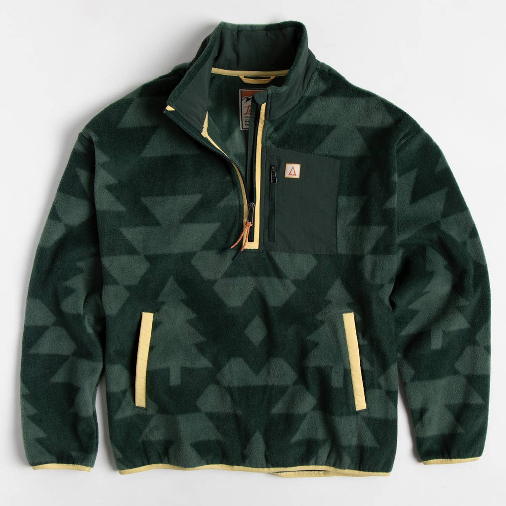 Ponderosa Pine Unisex Half Zip Fleece