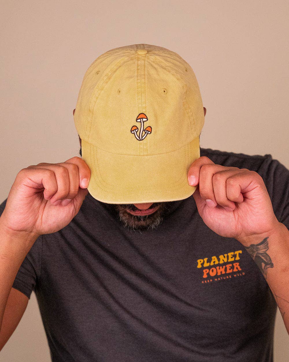 Shroom Dad Hat | Mustard