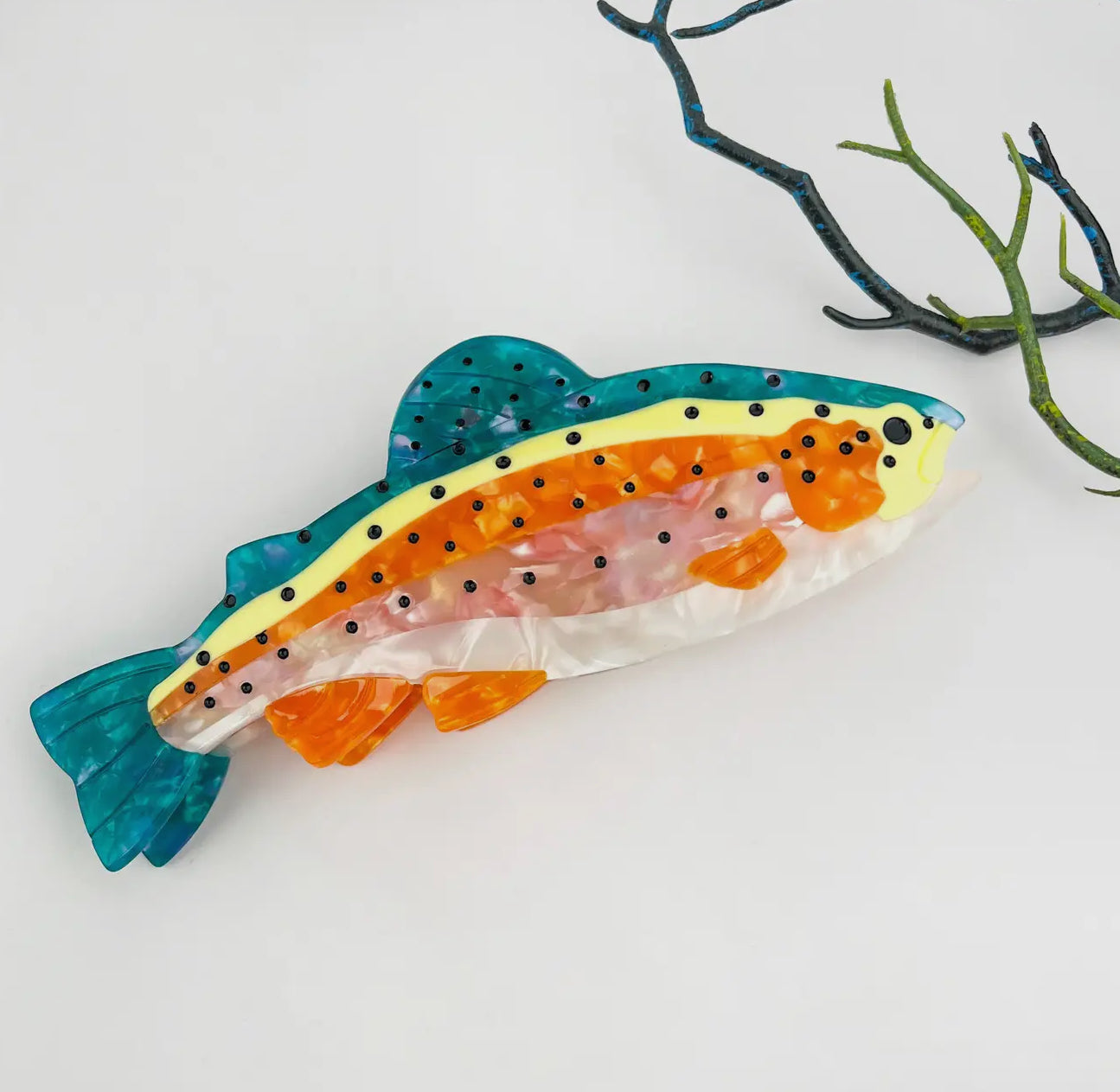 Exquisite Perch Fish Ocean Animal Hair Claw Clip