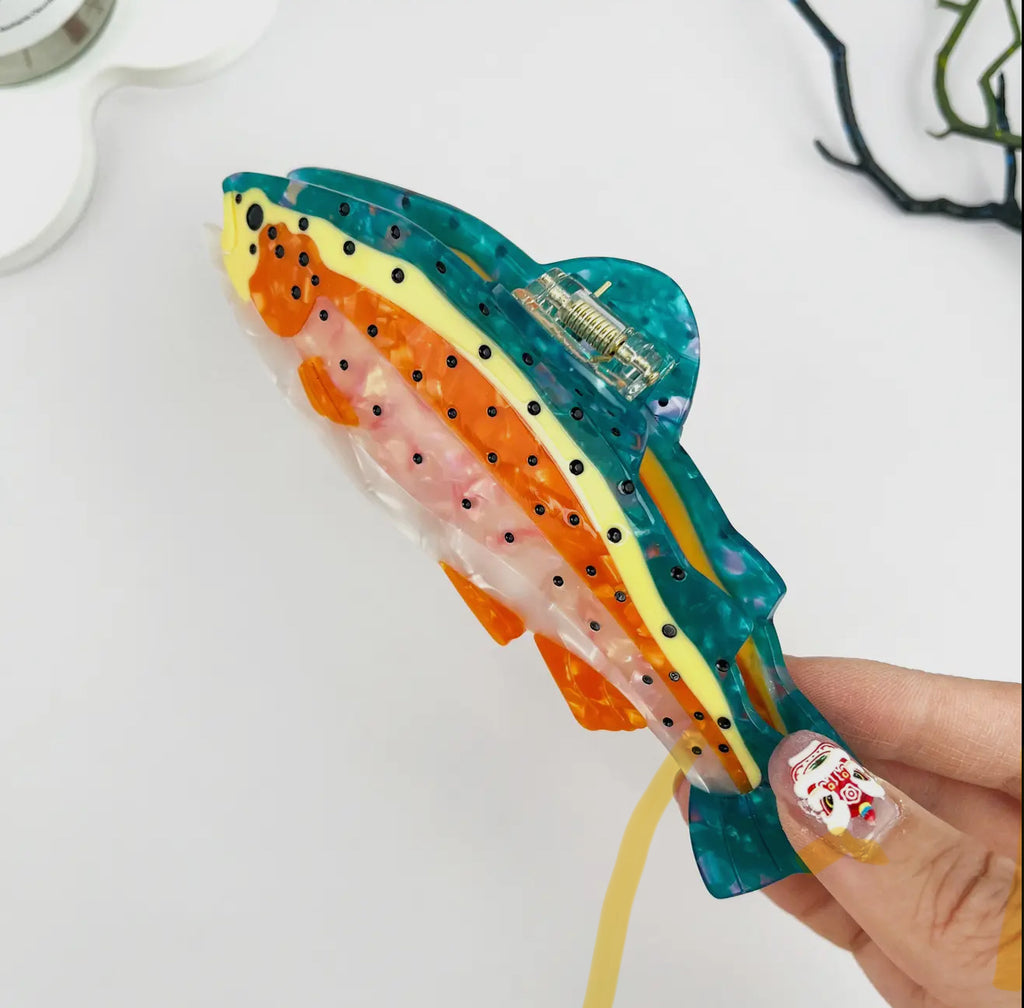 Exquisite Perch Fish Ocean Animal Hair Claw Clip
