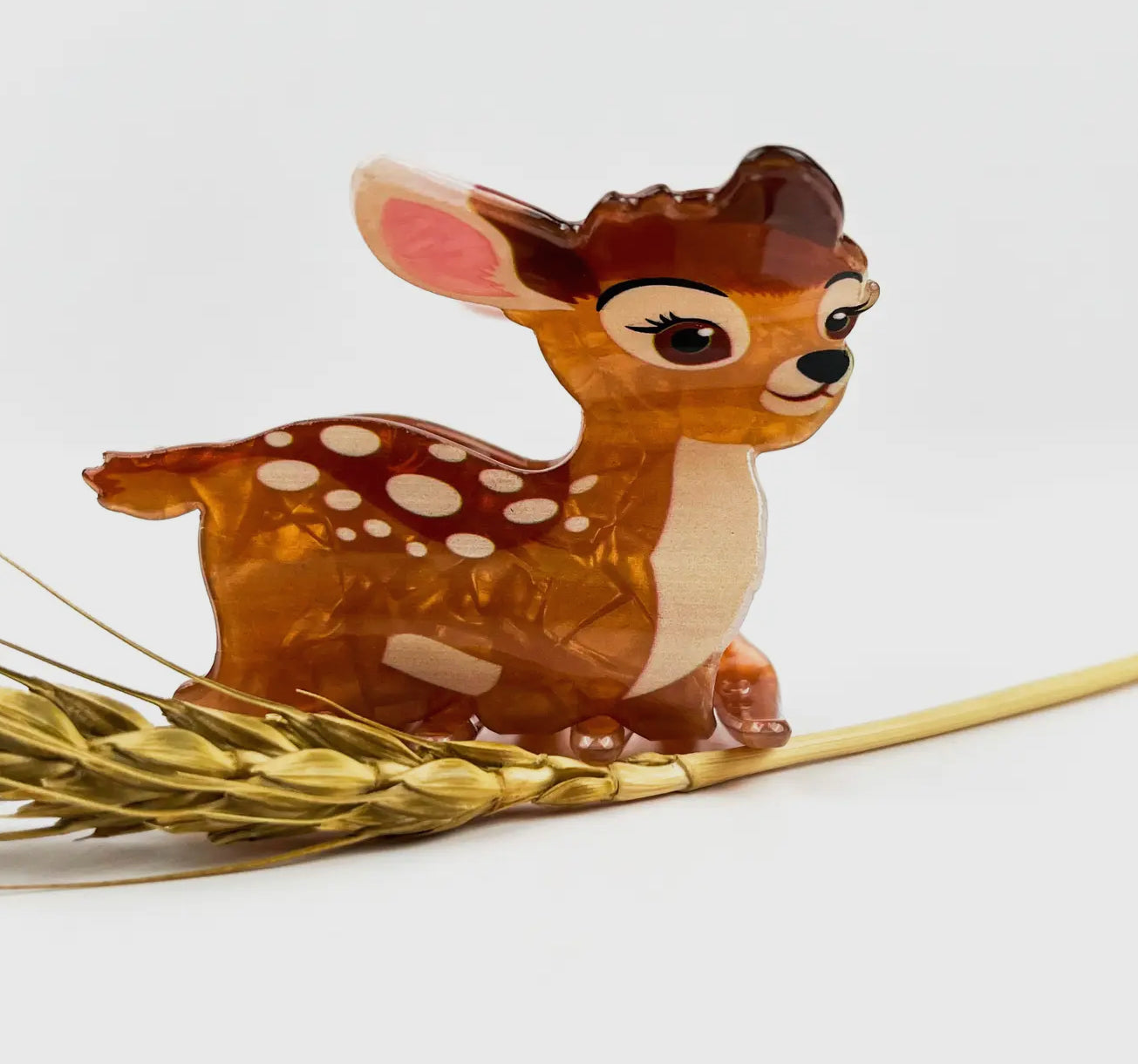 Calm Deer Animal Printed Hair Claw Clip