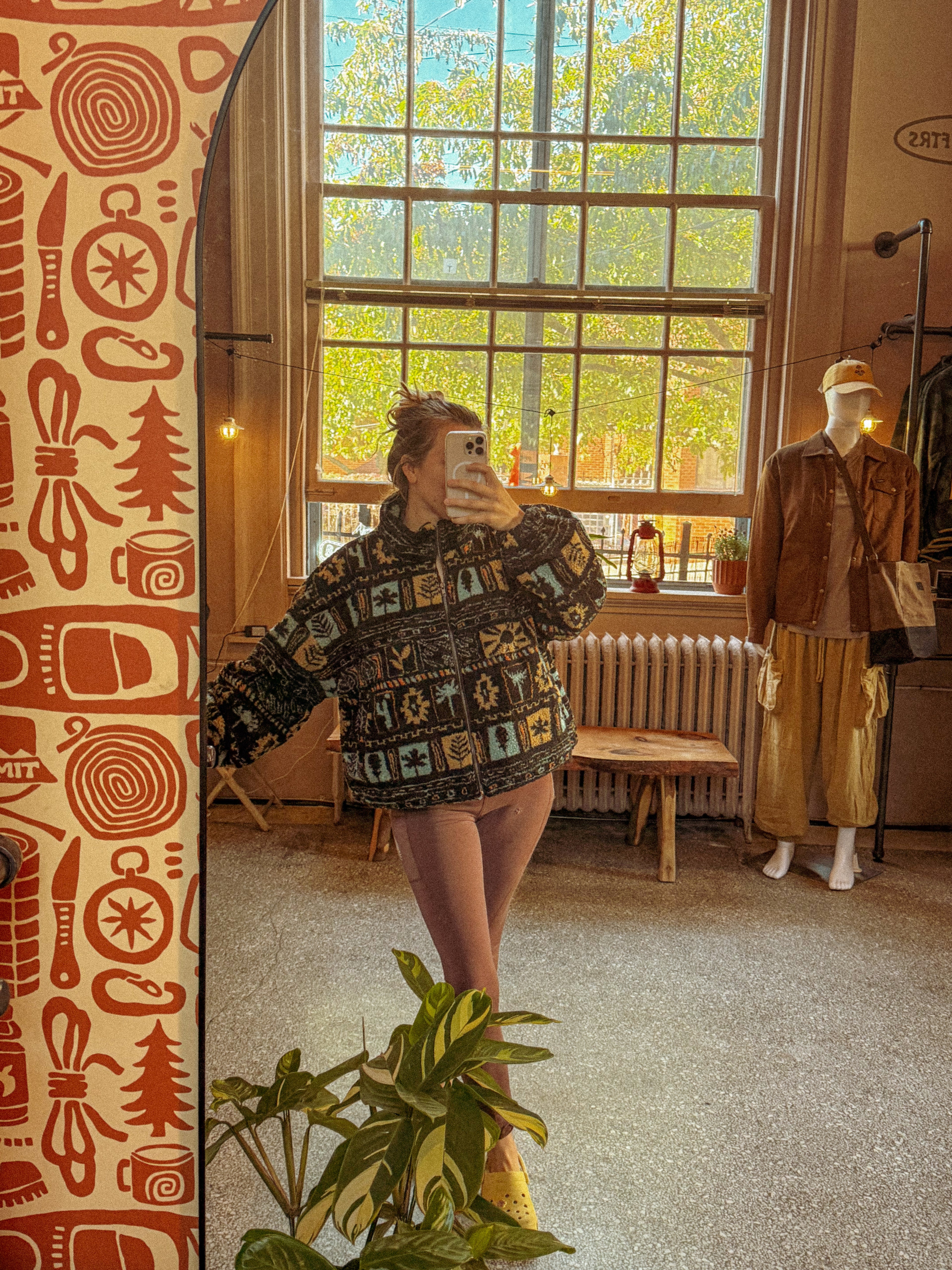 Camper Zip-Up Polar Fleece Mock Neck Long Sleeve Jacket