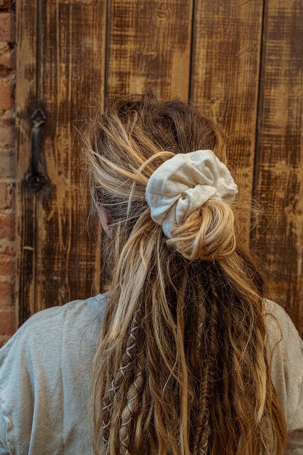 Organic Cotton Bamboo Scrunchie