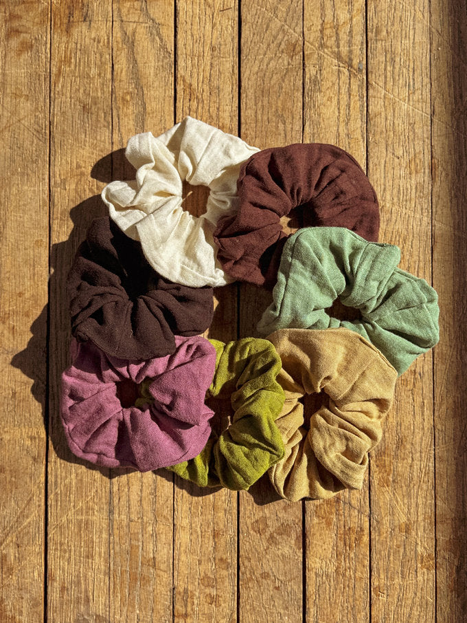 Organic Cotton Bamboo Scrunchie