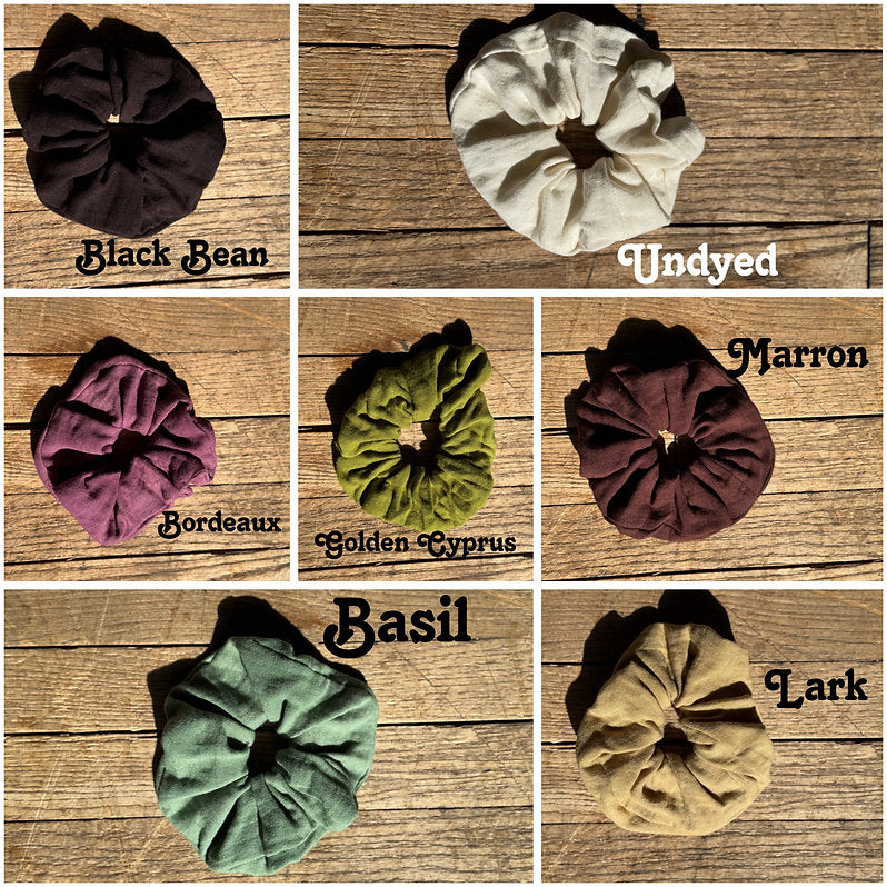Organic Cotton Bamboo Scrunchie