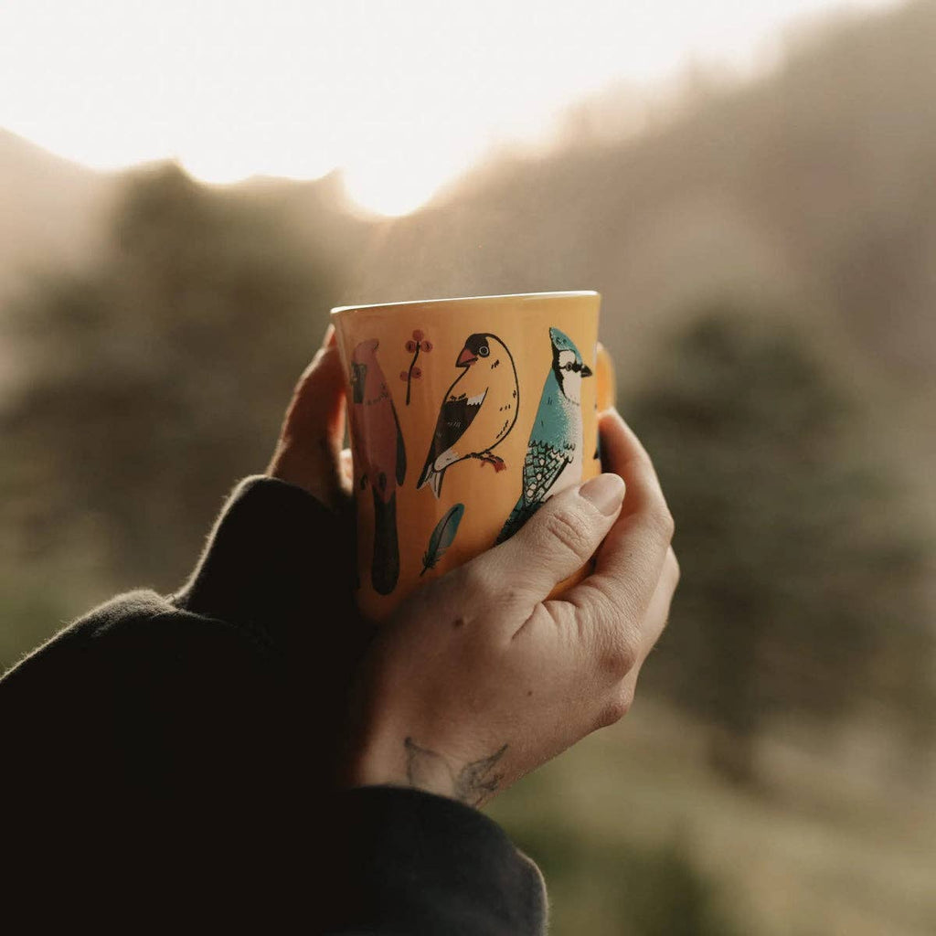 Eastern Backyard Birds Ceramic Mug
