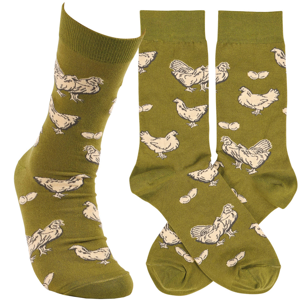 Happy Chicken Socks