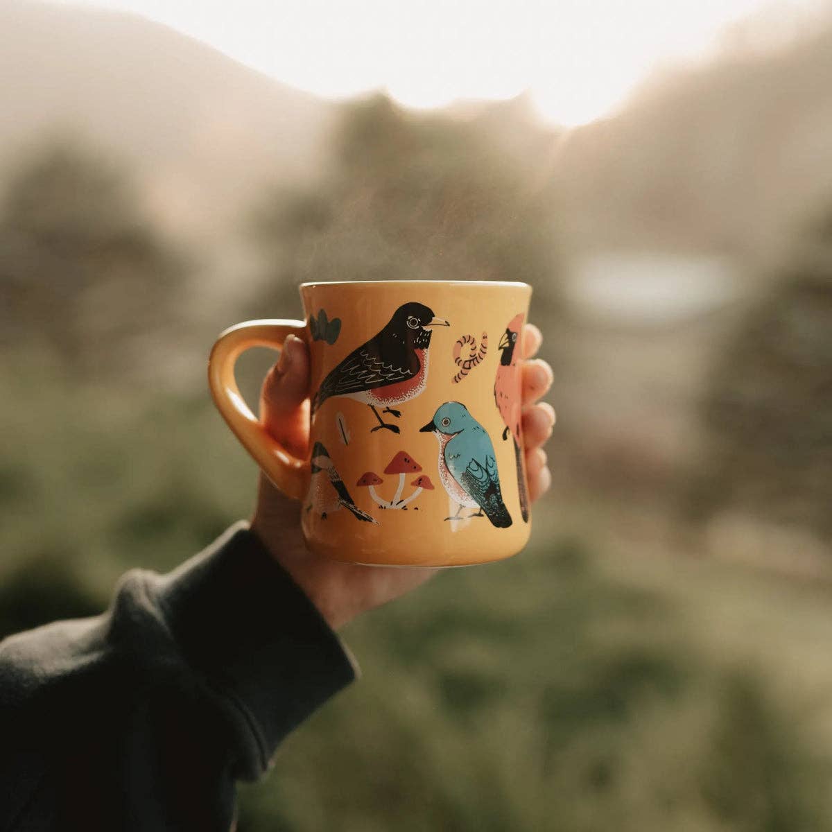 Eastern Backyard Birds Ceramic Mug