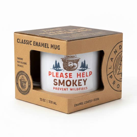 Please Help Smokey Enamelware Mug