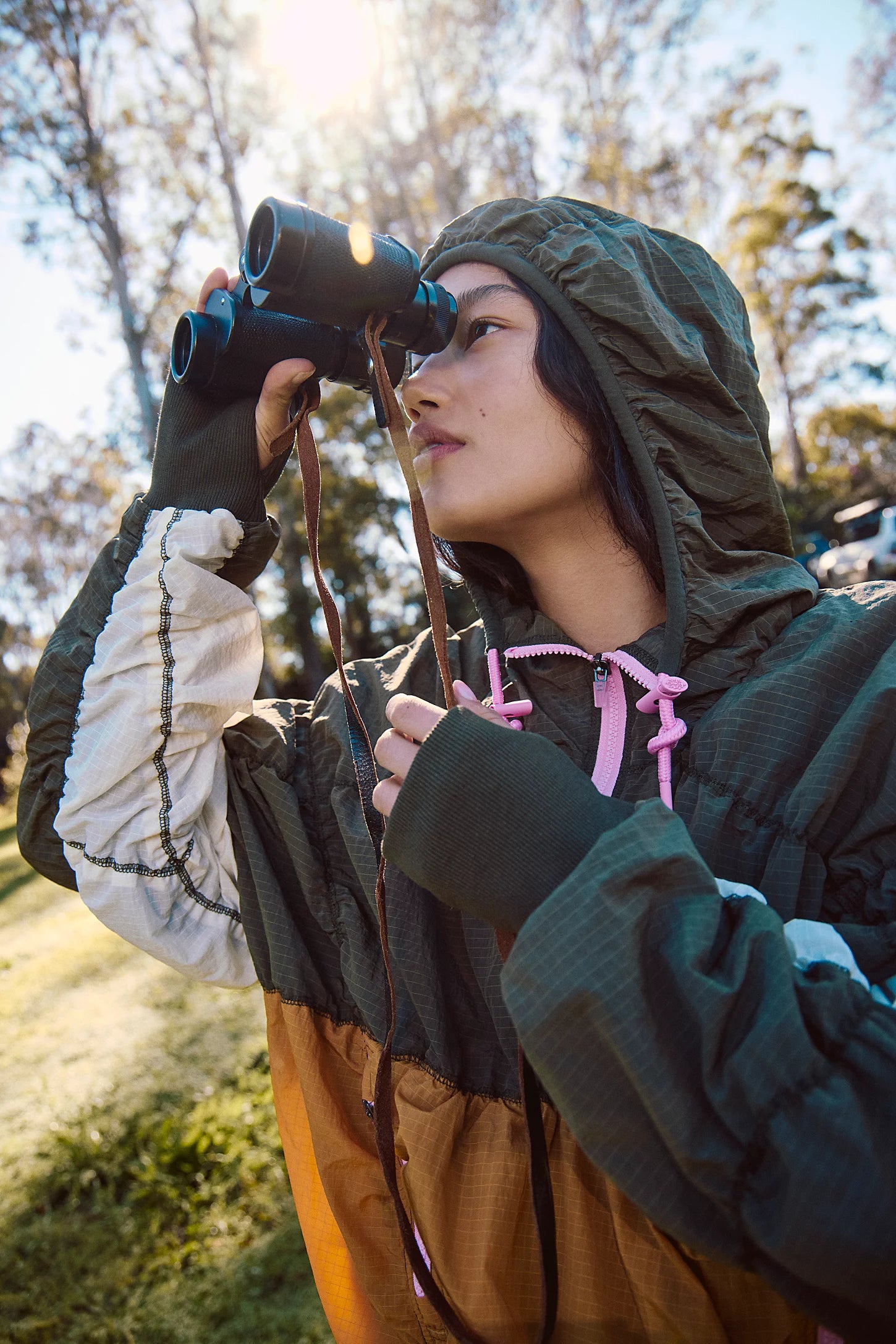 Happy Camper Colorblock Pullover