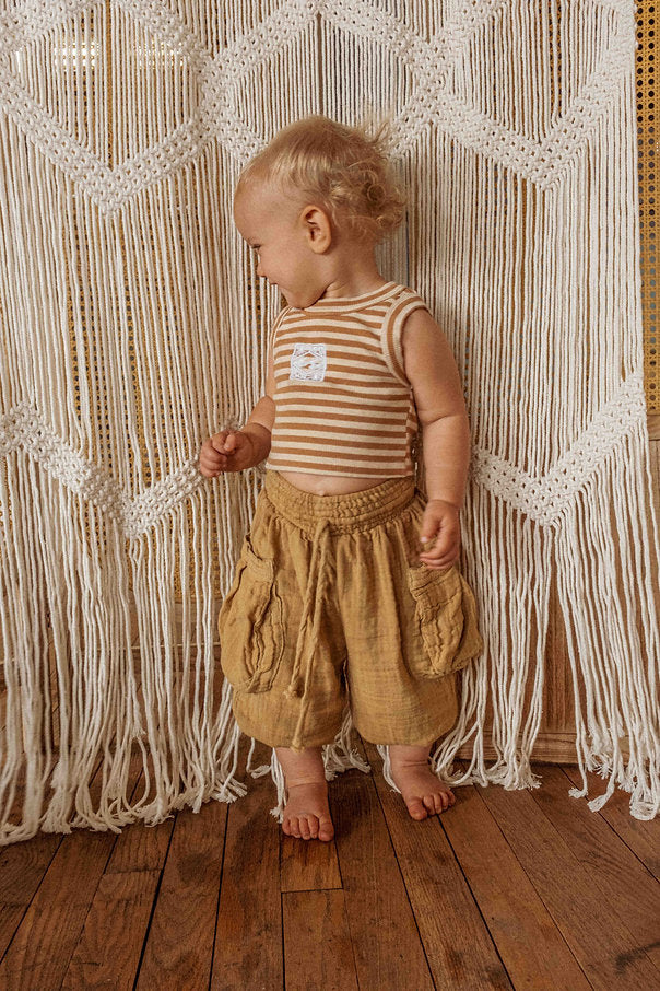 Mini Moonstone Joggers: Organic Cotton Bamboo