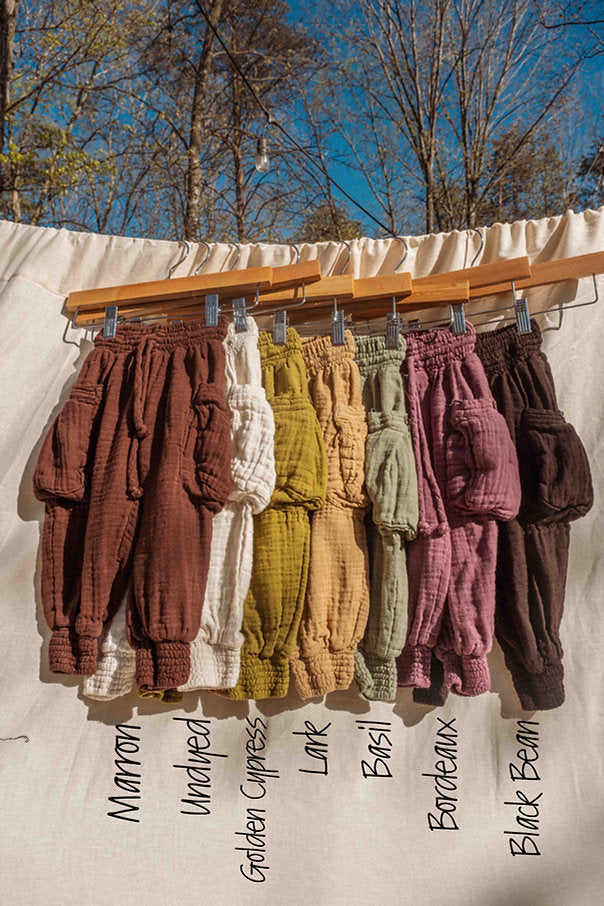 Mini Moonstone Joggers: Organic Cotton Bamboo